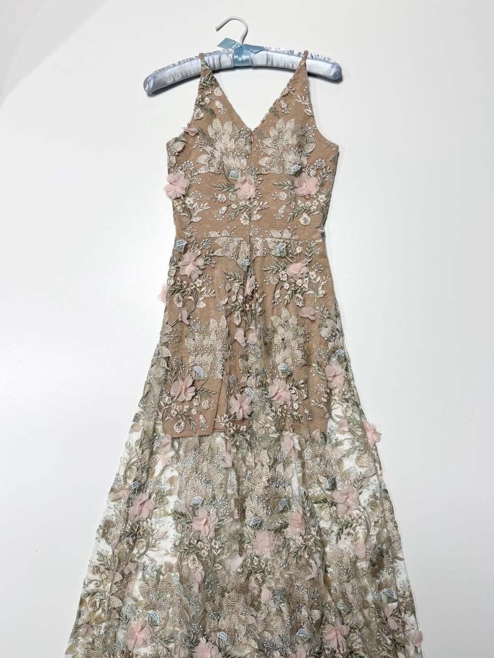Dress the Population Sidney 3D Floral Gown Size XXS romantic florals, cottagecor
